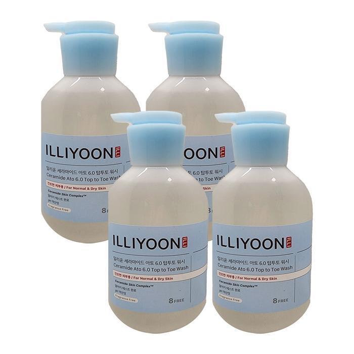 ILYYUN Ceramide Ato 6.0 Top-to-To Wash No-fragrance 500ml Acidic Body Cleanser x4 SS (47586635)