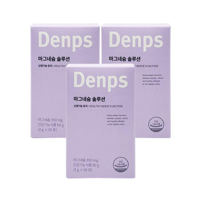 Dens Fors Magnesium Solution 2g x 30pkt for fatigue recovery 3pcs SS (49065499)
