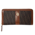 Esquiar Collection ECEFPR610BR Pattern Zipper Pull Long Wallet 610687134