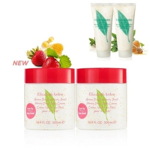 ElizabethAde New Green Tea Strawberry Basil Body Cream 687180