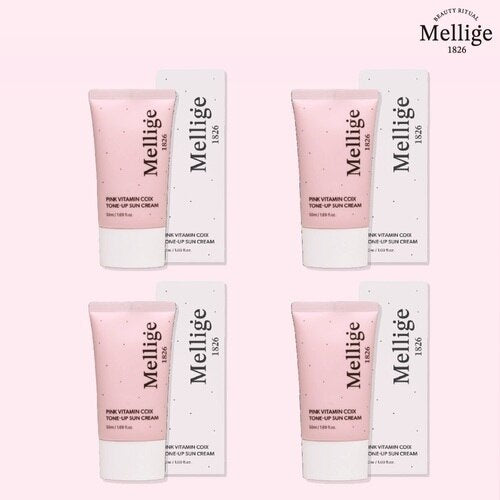Melجي 1826 Pink Vitamin Yu Mu Tone-Up Sun Cream 4 PCS 687459