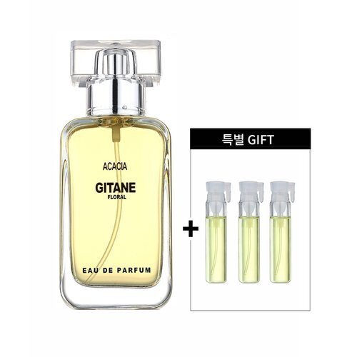 Jitangne Acacia Floral Eau de Parfum 32ml with 3 Additional Vials