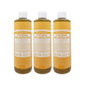 Doctor Bronners Citrus Orange Pure Castile Soap Citrus Scent 475ml x3
