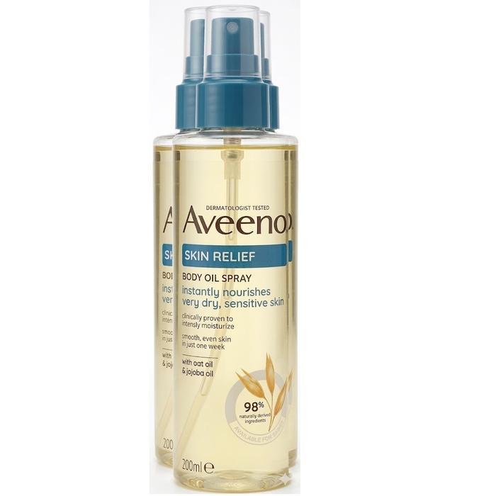 Avino Skin Relief Oil Spray 200ml x3 Oat Hibiscus (48729804)