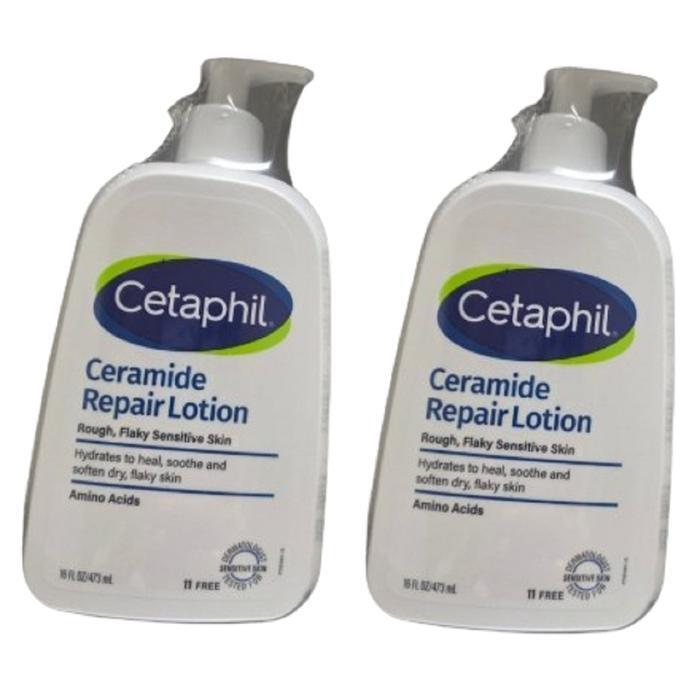 Thetafil Ceramide Repair Lotion 473ml x2 Face Body Overcoming Drying and Smoothness (47374190)