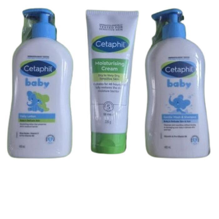 Thetafil Moisture Management MindAndBaby Body Care 3-Piece Set Cream 226g + Lotion 400ml + Wash 400m