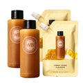 WonderBass 4-Piece Set - Lemon Tea Cleanser 200ml x 2 + Travel Size 50ml x 2 Skincare Korean Beauty