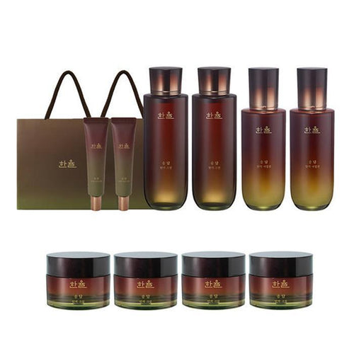 AHC Hyunyul Songtan Elastic Foundation Skincare Full Set Skin Lotion Gift for Parents (49420580)