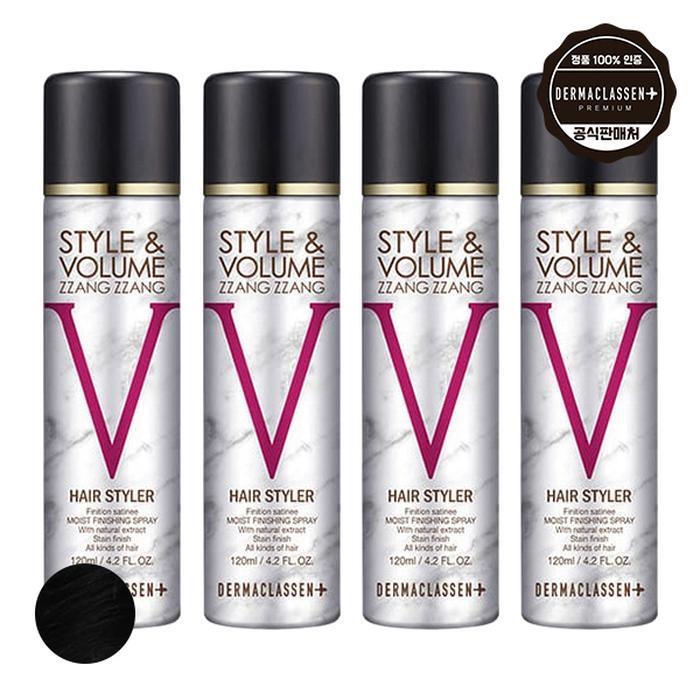 Dermaclear Style&Volume Jjangjjang Black Hair Spa Black 120ml x4 (12378816)
