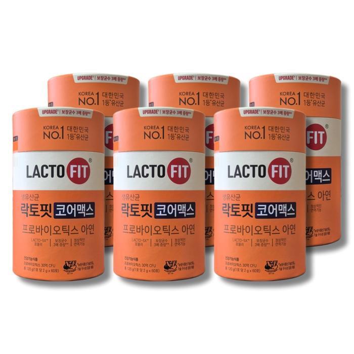 JonggeunDang Health Lactofit Coremax 2g 60 tablets 6 boxes
