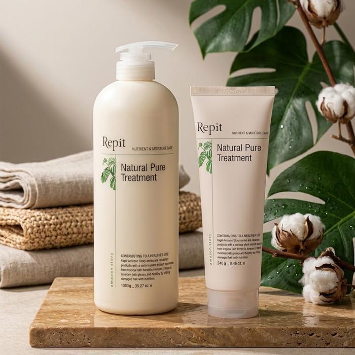 Other Leppy Natural Pure Treatment Damaged Hair Nutrition Moisturizing Care 1000g (50153773)