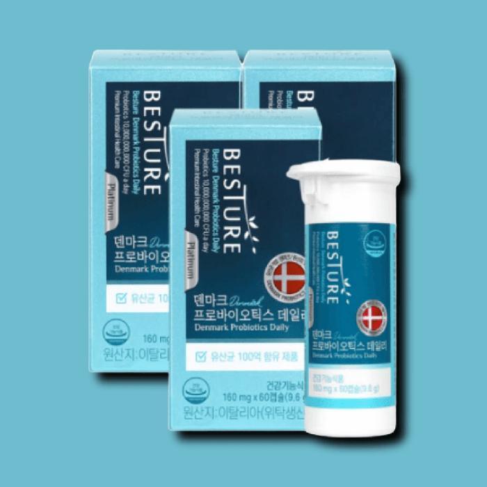 Danish 100Billion Probiotics Lactobacillus Daily 3 Boxes 6 Months Family Infant Pregnant Woman (3032