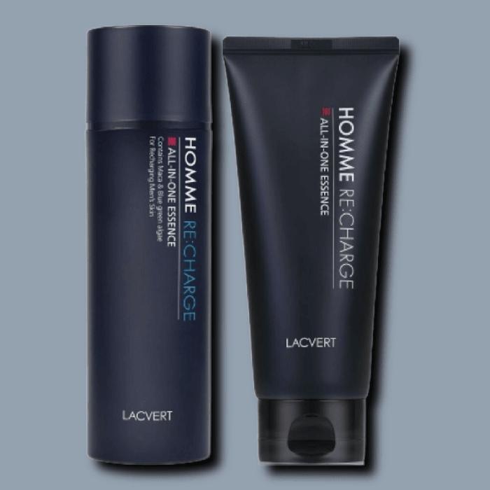 Lancôme Homme Recharge All-In-One Men's Facial Lotion Essence 150ml+150ml Set (30429920)