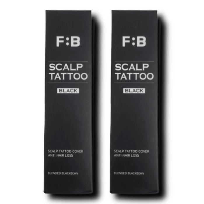 Other Fourier scalp tattoo forehead hairline cover black 15g 2pcs (45031376)