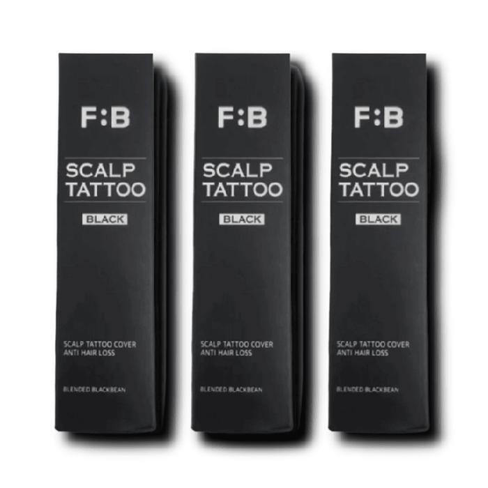 Other Fortuna scalp tattoo forehead hairline cover black 15g 3pcs (45031377)