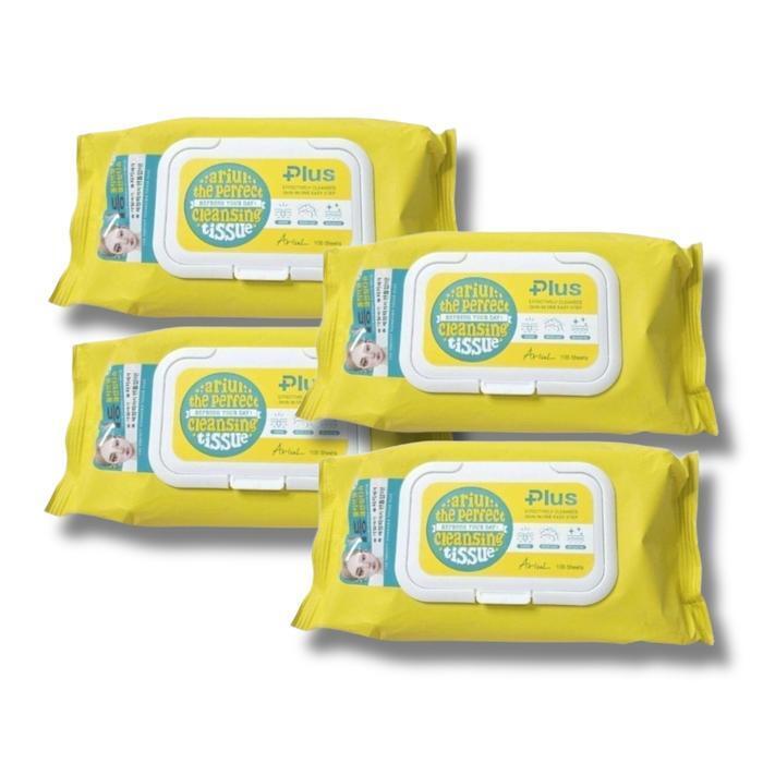 Arial Perfect Cleansing Tissues Plus 100pcs x 4 (48680104)