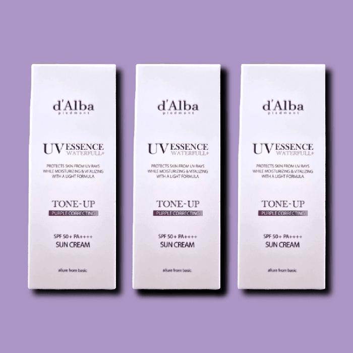 Guitar Dale S SPF Tone-Up Loose Setting Powder Water-Fill Purple Sun Cream 50ml x3 (48680302)