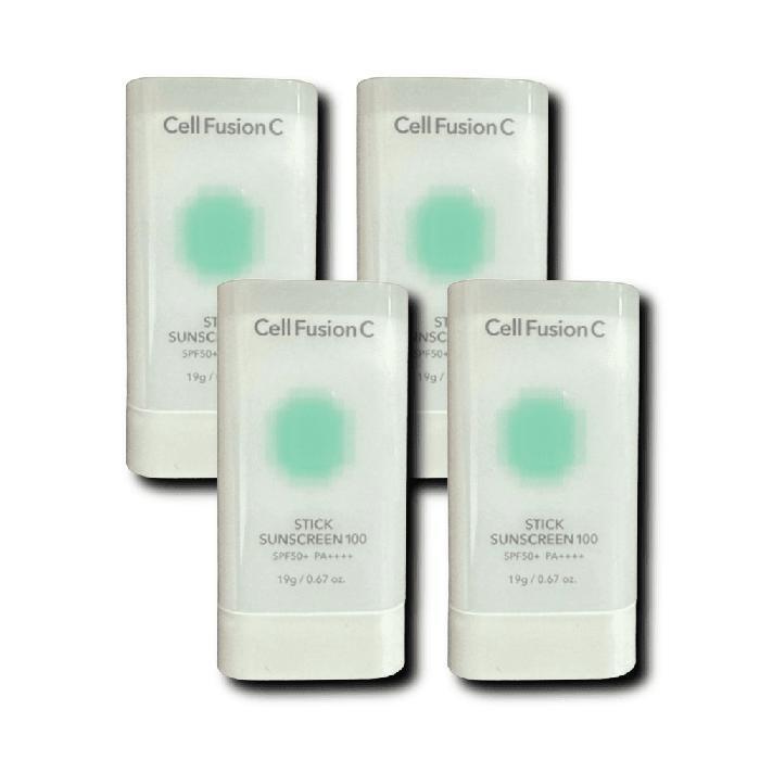 Guitar Cel퓨전씨 Stick Sunscreen 100 SPF Stick 19g x 4 (48680311)
