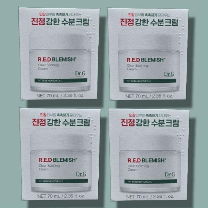 Guitar Doctor Ji Red Blemish Clear Toning Cream 70ml x 4 (48680346)