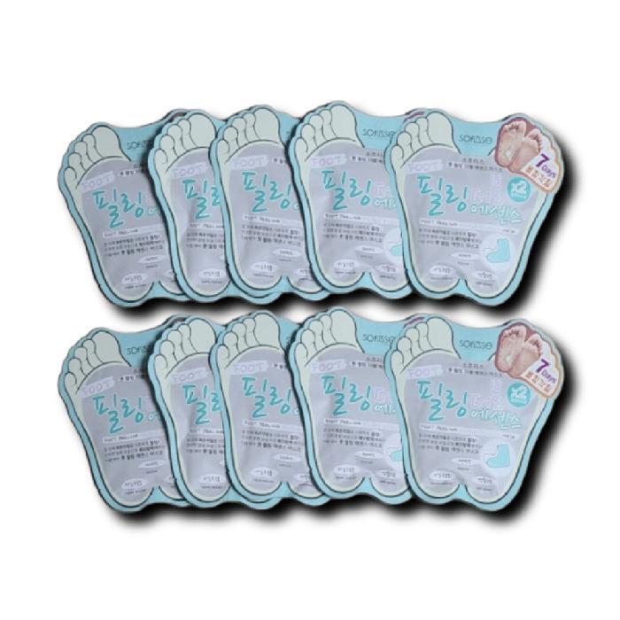 Guitar Sofpras Foot Picking Double Essence Mask 10pcs Oliveyoung Callus Removal Pack (48680477)
