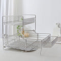 Cooktop Stainless Steel 2-tier Expandable Dish Drying Rack Costco Couwa Shop 2602 (46154702)