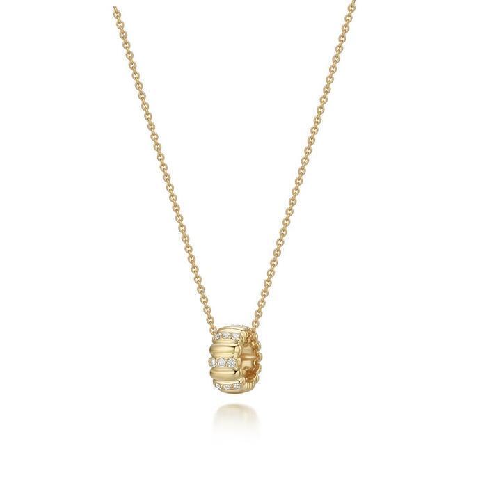 Roundbelly Diamond Necklace Total 0.21 Carat Costco CoWorksShop2604 (48735283)