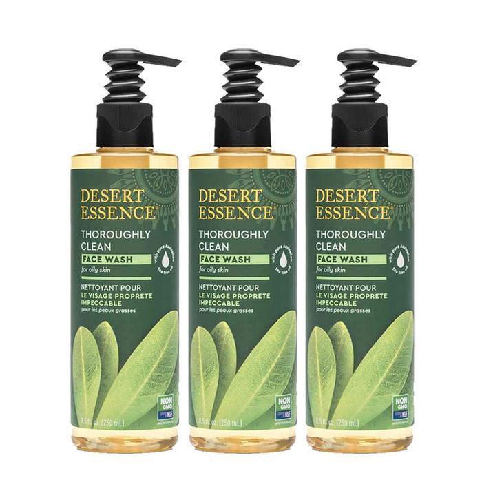 Desert Essence Clean Face Wash 250ml X 3 Costco Kowashop2605 (50090620)