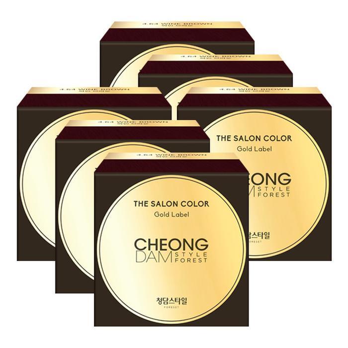 Chungdam Style Forest Salon Color Gold Level Hair Dye Wine Brown X6 Self Root (32665131)