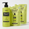 KUNDAL All Day Smell Cover Lime Basil Mandarin Teen Shampoo 400mlx2 + Refill 380mlx4 Korea Beauty Ha