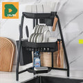 Tree 3-tier dish drying rack with 3-tier dish drying units and shelf (13908469)