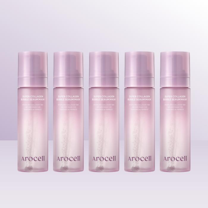 Arosel Super Collagen Bubble Serum Mask 90ml x 5 / iuy (48794658)