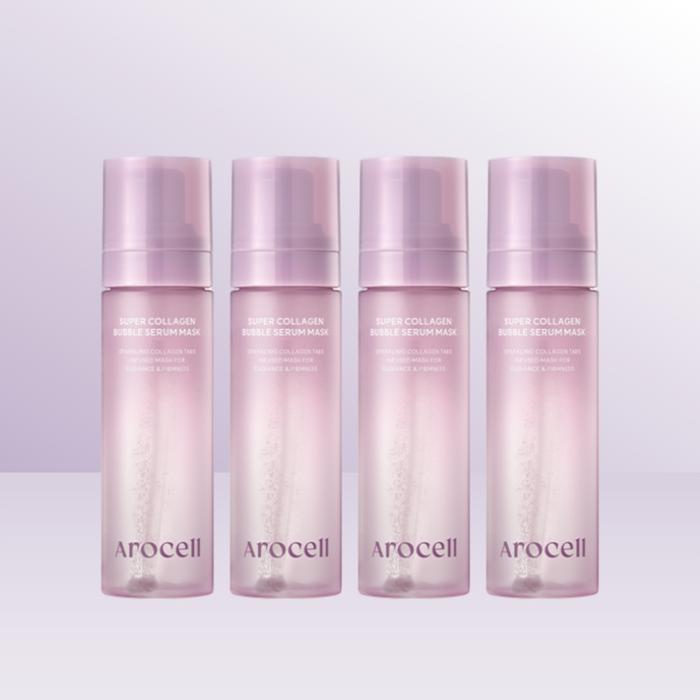 Arosel Super Collagen Bubble Serum Mask 90ml x 4 / iuy (48794659)