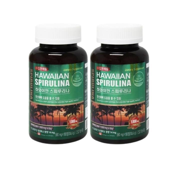 SWWellness Hawaiian Spirulina Spiriruna Spiruna Spirulina 60 capsules X 2 (50213257)