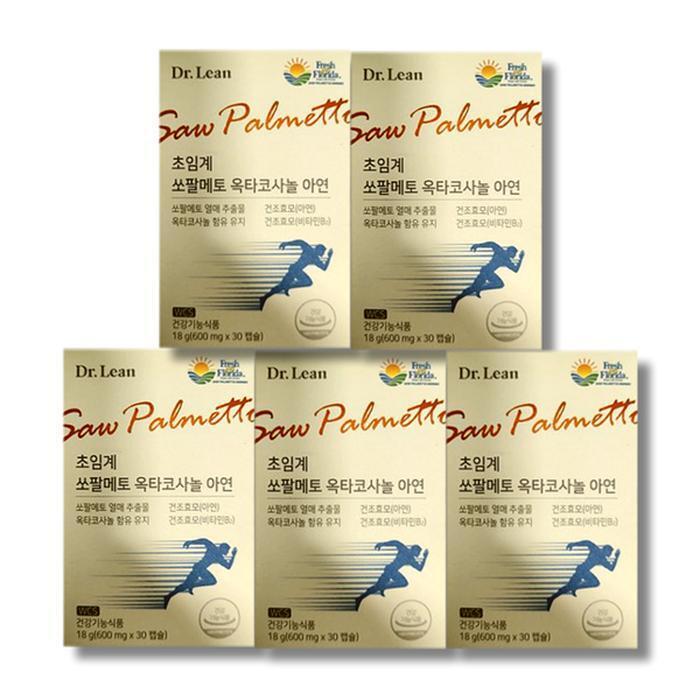 Health Nation Dr.Rin初生初始Critical Saw Palmetto Octacosanol Zinc 600mg 30 Capsules 5 Boxes