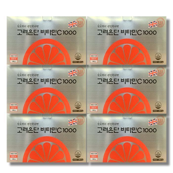 Kangnam Goryeowiseon Vitamin C 1000 600 tablets 6 boxes