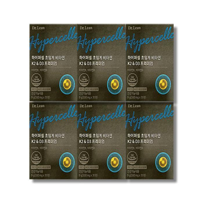 Doctorrin Hypercell Supercritical Vitamin K2 D3 Premium 30 tablets x 6 (49190796)
