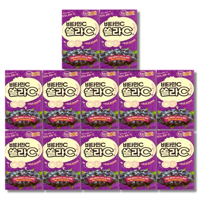 Koreisan Eun-dan Solra C Vitamin C Blueberry Flavor 80 Tablets x 12 (49190805)