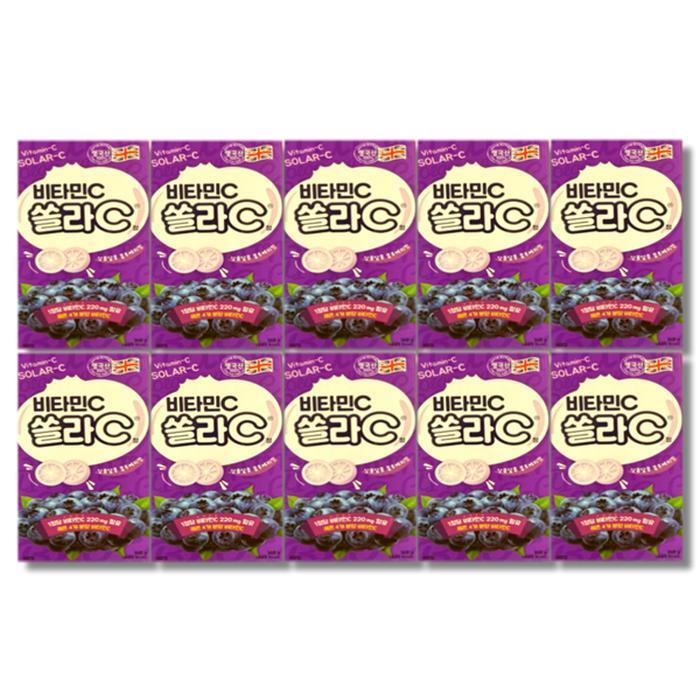 Koreisan Ginseng CeraC 80 tablets x 10 (49190809) Blueberry Flavor Vitamin C