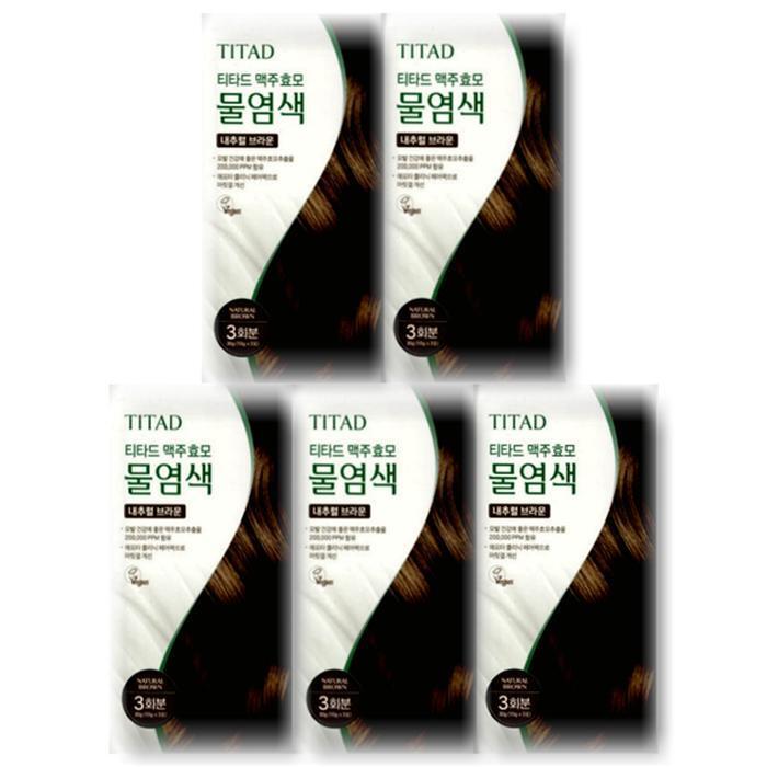 BeautyNation Titated Malt Yeast Dye Natural Brown 30g 5pcs (38320916)
