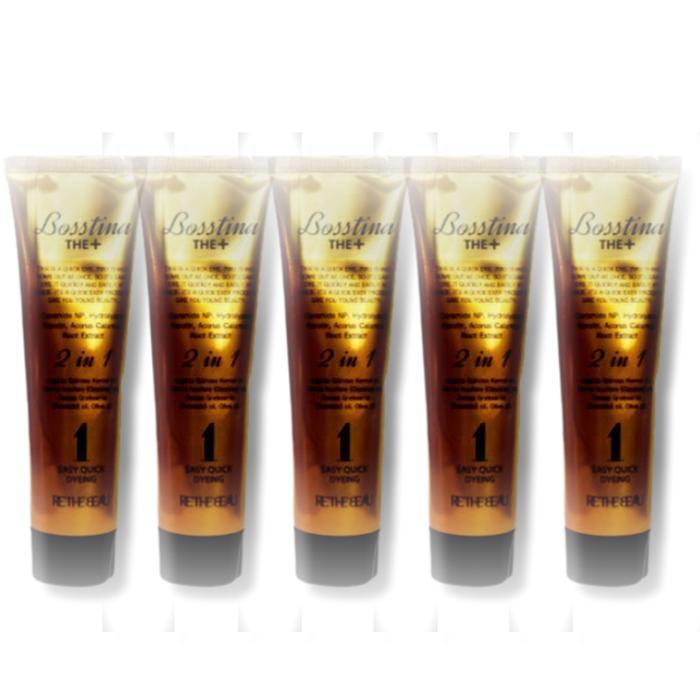 Beautynara BossTina Double Plus Hair Dye Black 110ml 5pcs (38769577)