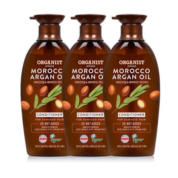 Wellbeing Warehouse Organic Argan Oil Moisturizing Conditioner 500ml x 3 (16289885)