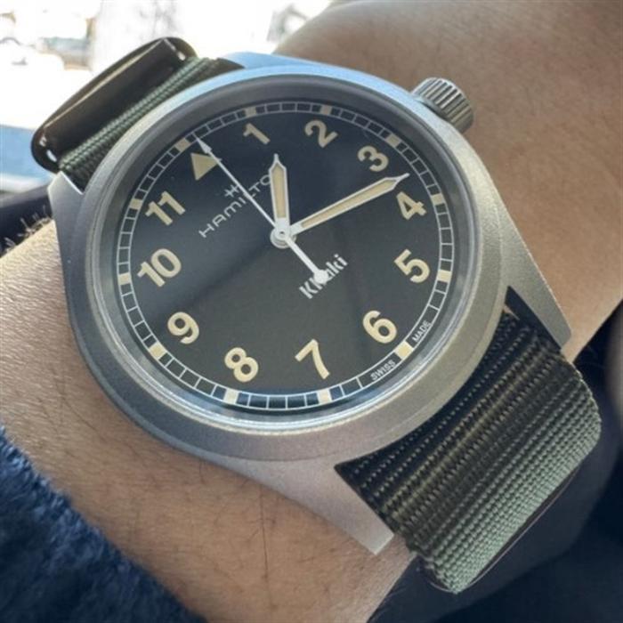 Wellbeing Warehouse Hamilton Khaki Field Quartz 33/38mm (Domestic Department Store Shipping) (498282
