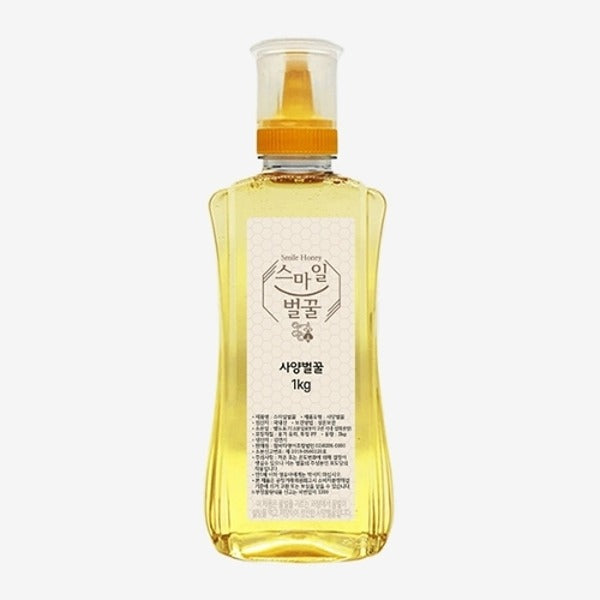 W Shopping [Smile Honey] Sugar-fed Honey 1kg (Tube Type) 23908869712825