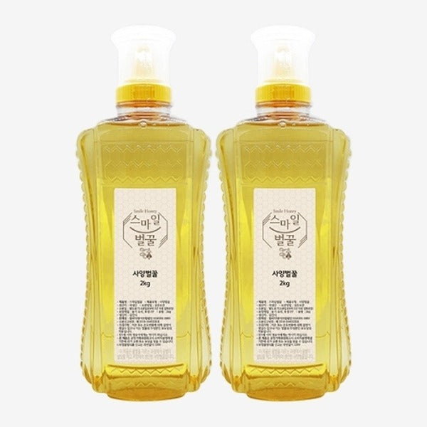 W Shopping [Smile Honey] Sugar-fed Honey 2kg (Tube Type) x 2 23908874712825