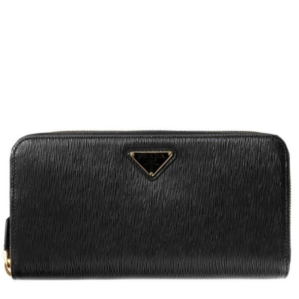 Prada 25FW Women's Vittel Leather Wallet (1ML506 2DDU F0002)