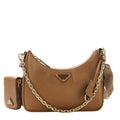 Prada 25FW Women's Re-edition Sapiano Shoulder Bag (1BH204 NZV F03CW)