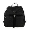 Prada women's triangle logo backpack (1BZ005 ZOT F0002)