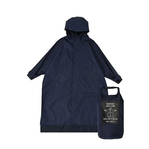 Other Japanese genuine男女共用 raincoat pouch set Navy G713726