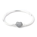 Pandora 590727CZ Moments Sparkling Pavé Heart Bracelet
