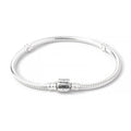 Pandora 598816C00 Moments Barrel Clasps Snake Chain Bracelet